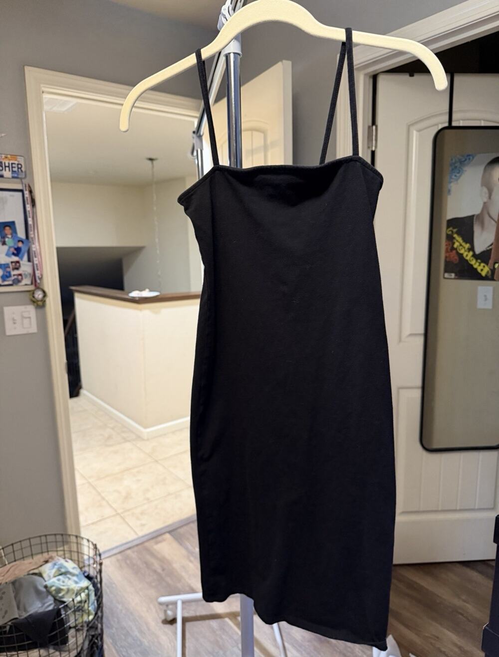 FOREVER 21 Black Slip Midi Dress Size S & Little black Wild Fable dress Size S